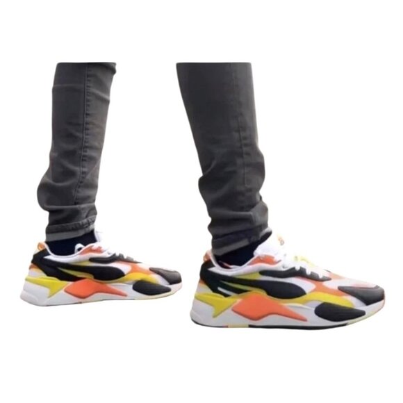 Puma RS-X Bold Multicolor Mens‎ Sneakers Size 10- Black/Orange/Yellow/White main image 11